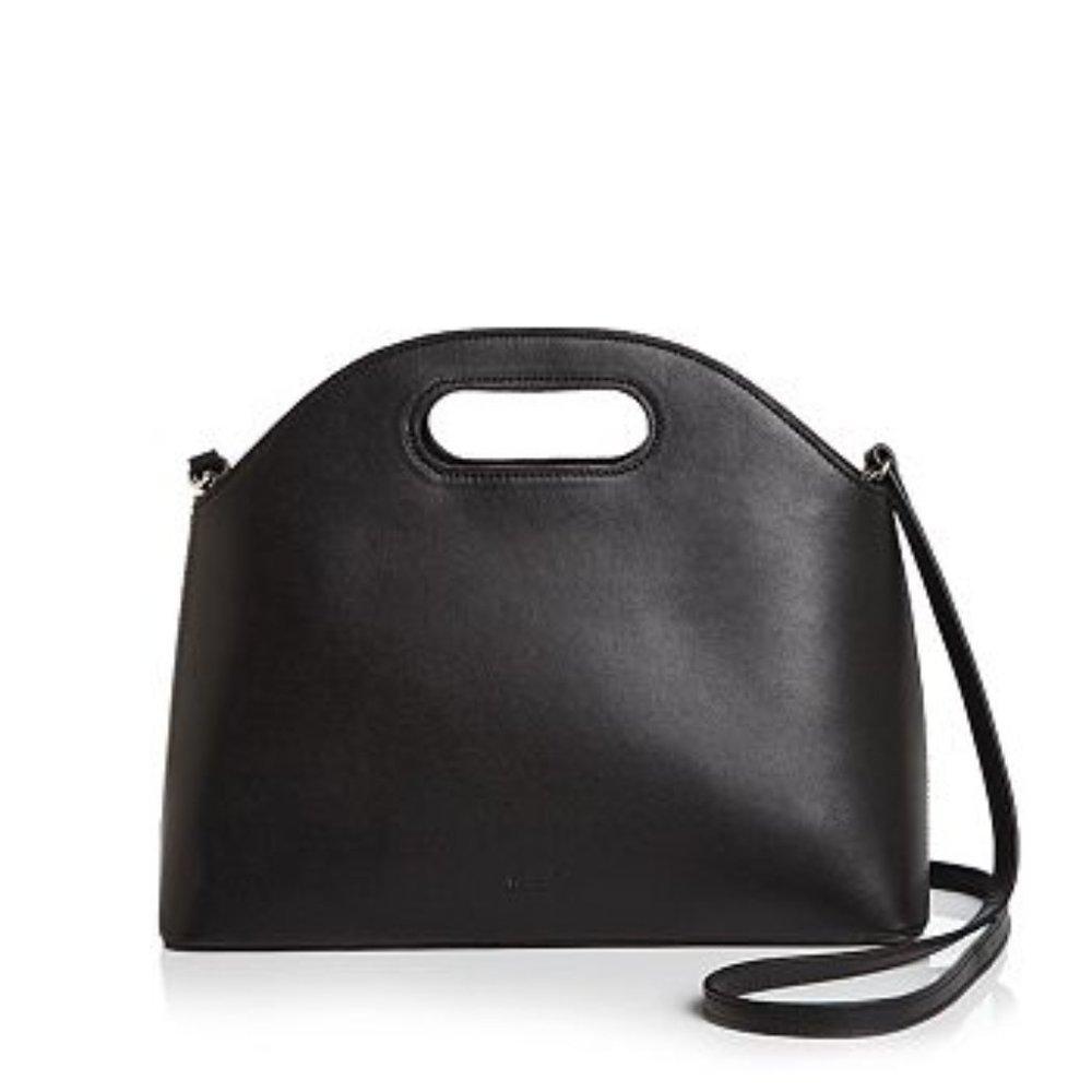 Steven Alan Basket Tote - Black Leather